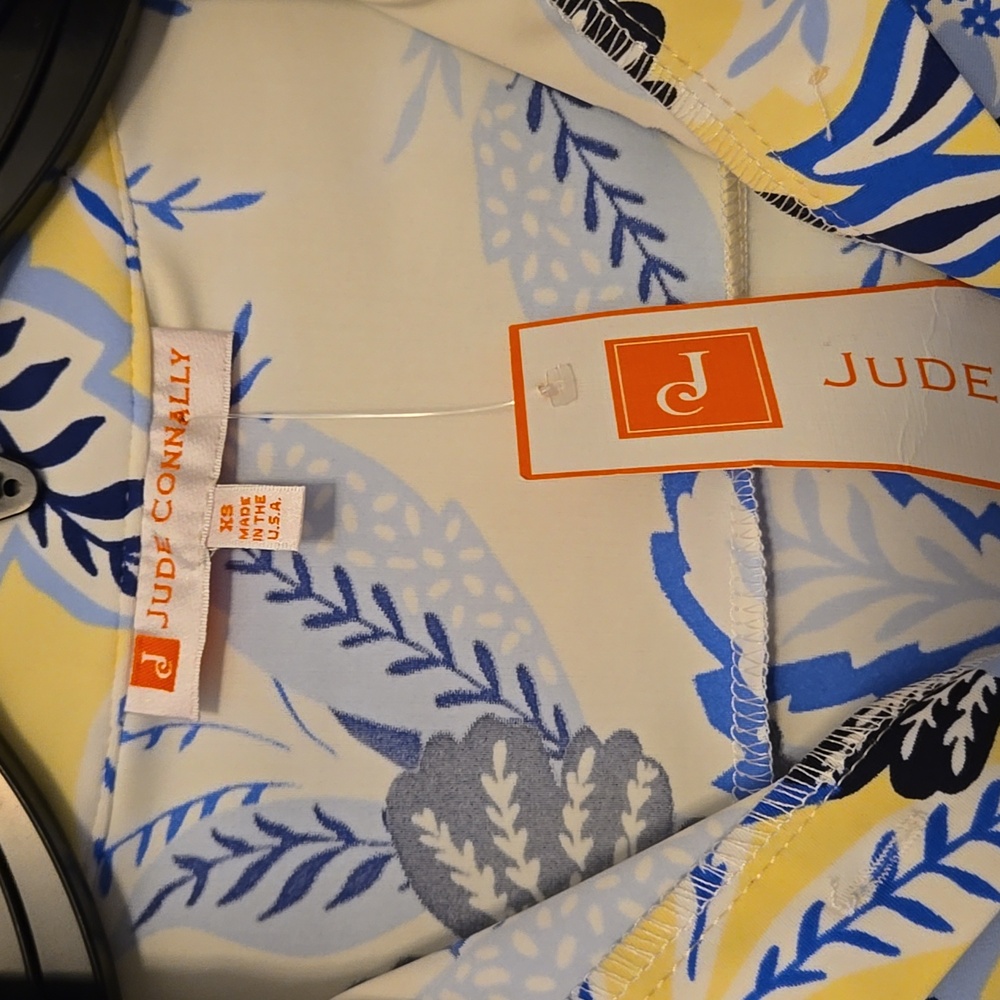 Jude Connally Susana floral dress blooming botanicals butter 3/4 Sleeves, SizeXS - Picture 4 of 4